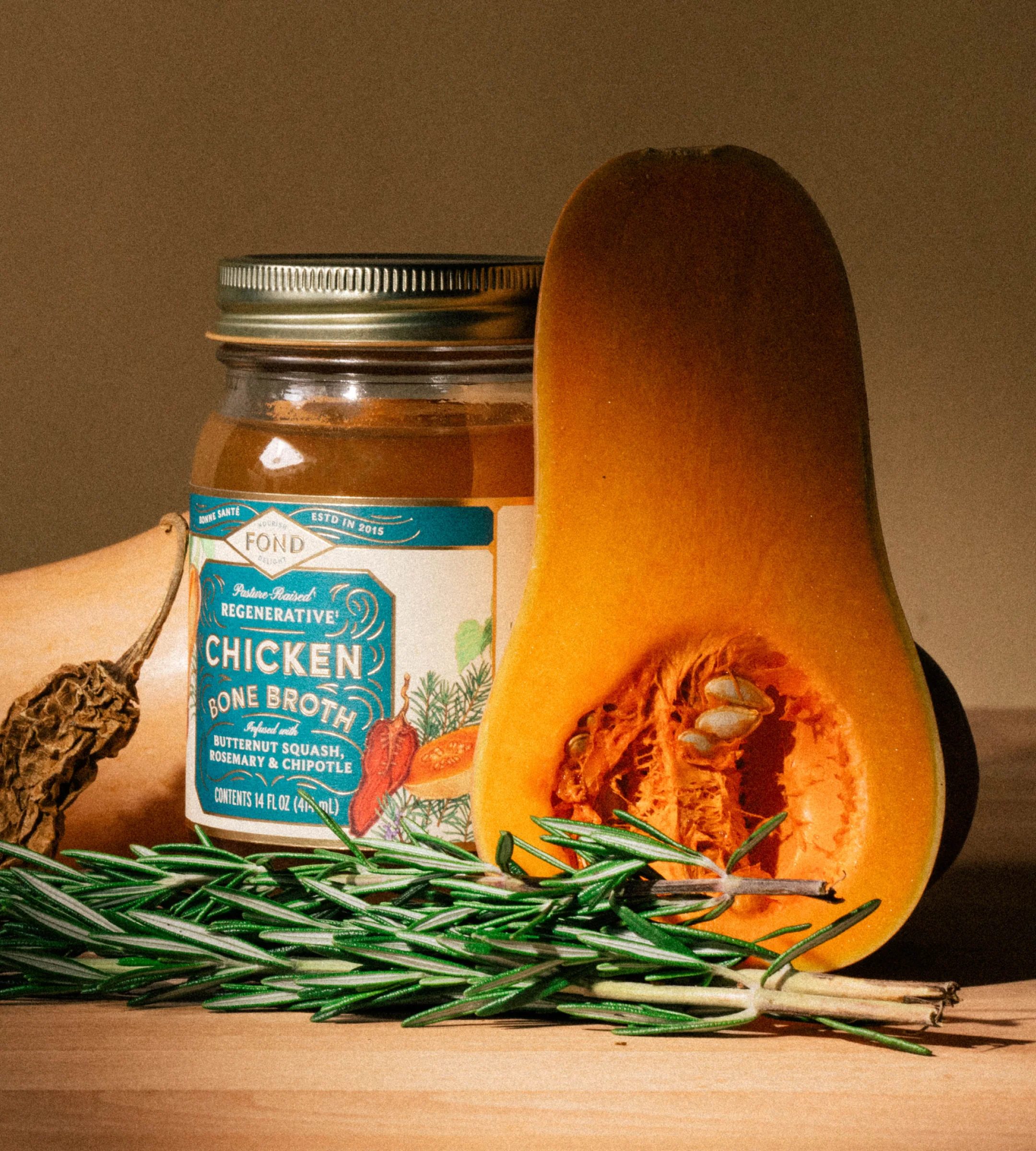 Chicken Bone Broth - Butternut & Rosemary - Image 4