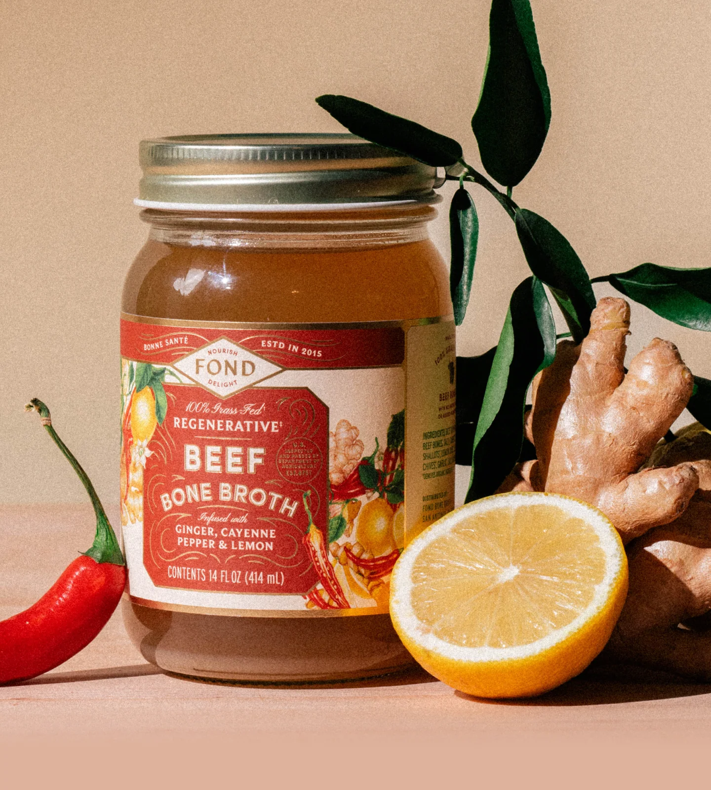 Beef Bone Broth - Ginger & Cayenne - Image 4