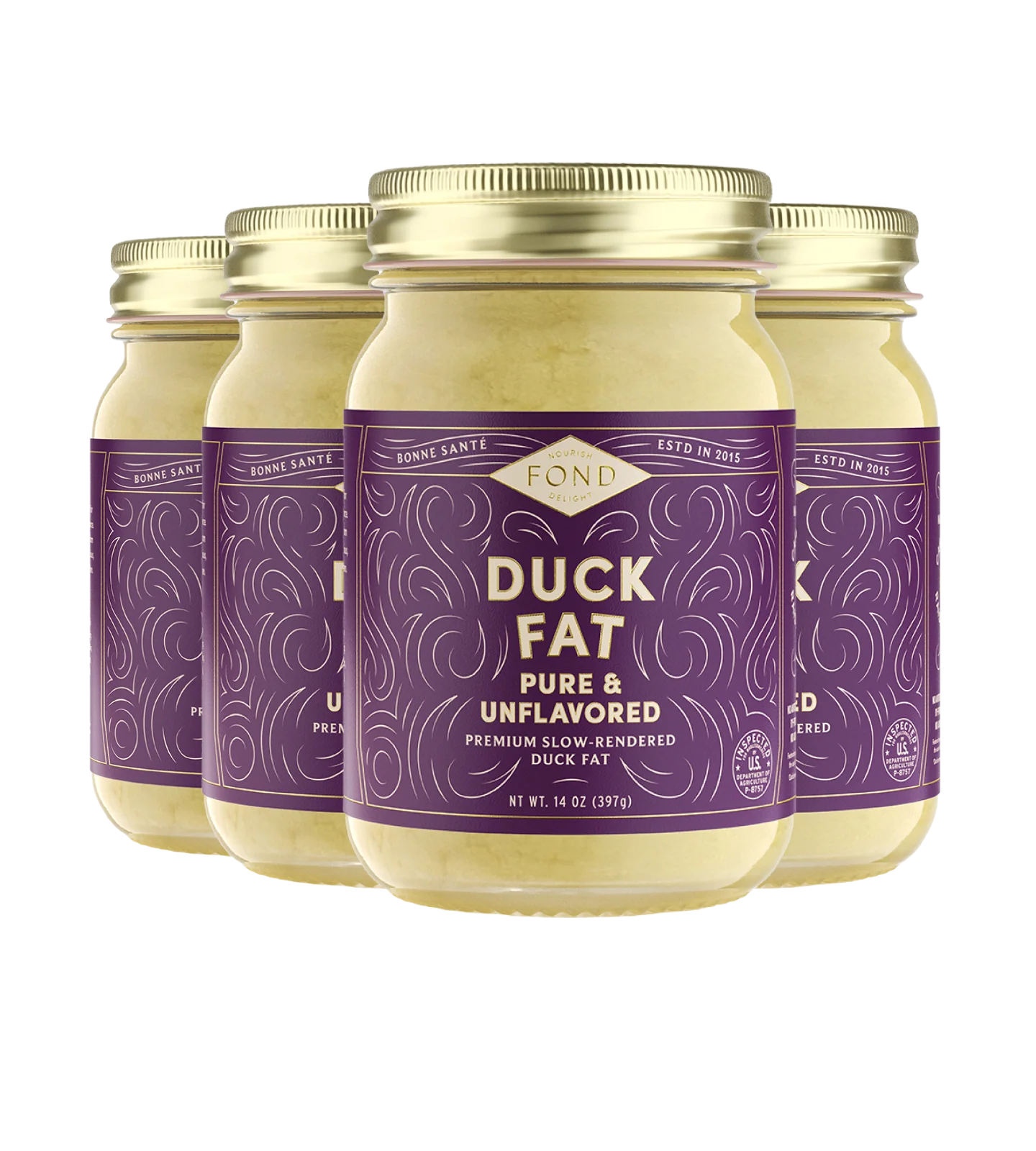 Cage-Free Duck Fat - Pure & Unflavored