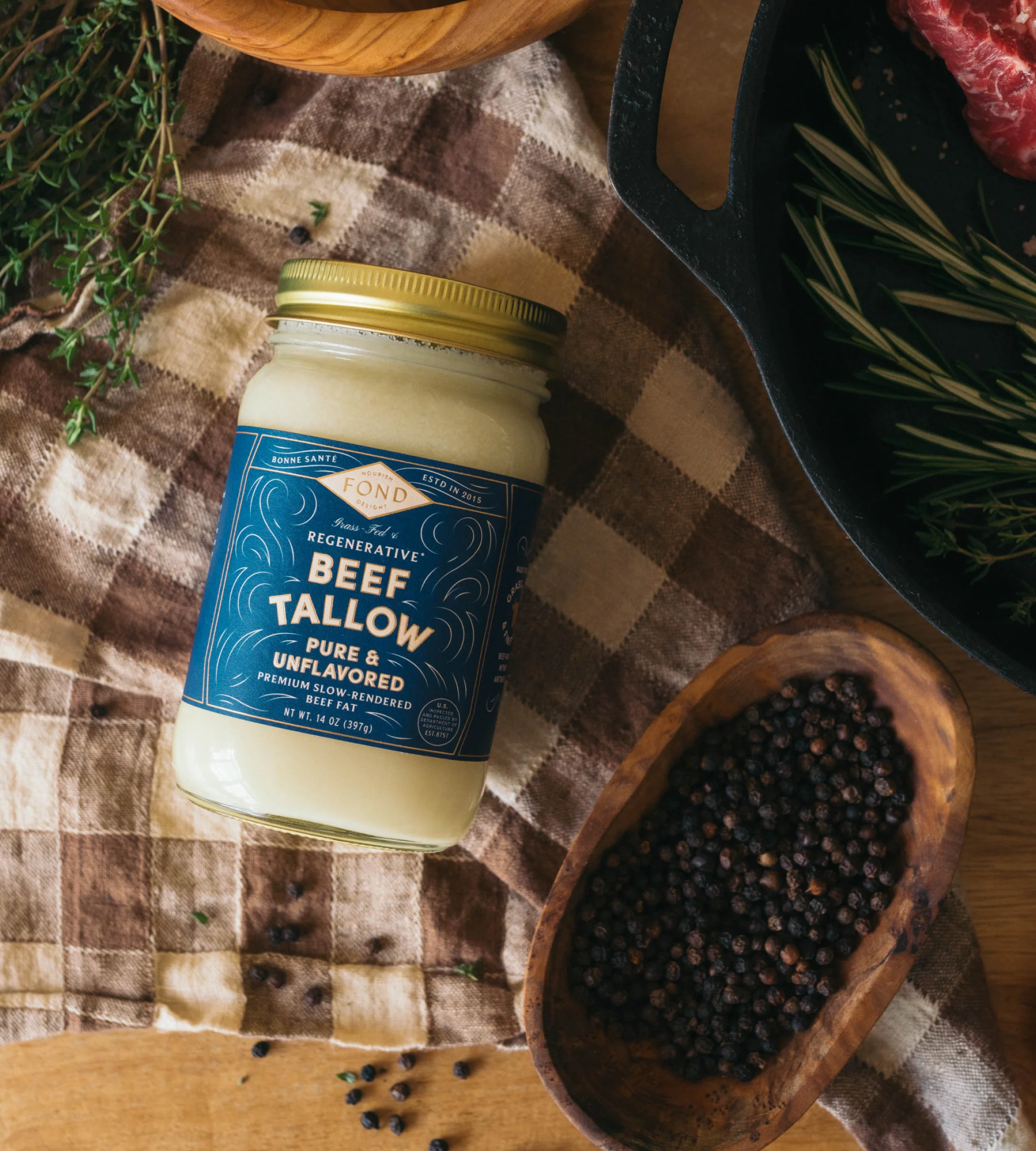 Grass-Fed & Finished Beef Tallow - Pure & Unflavored - Image 5