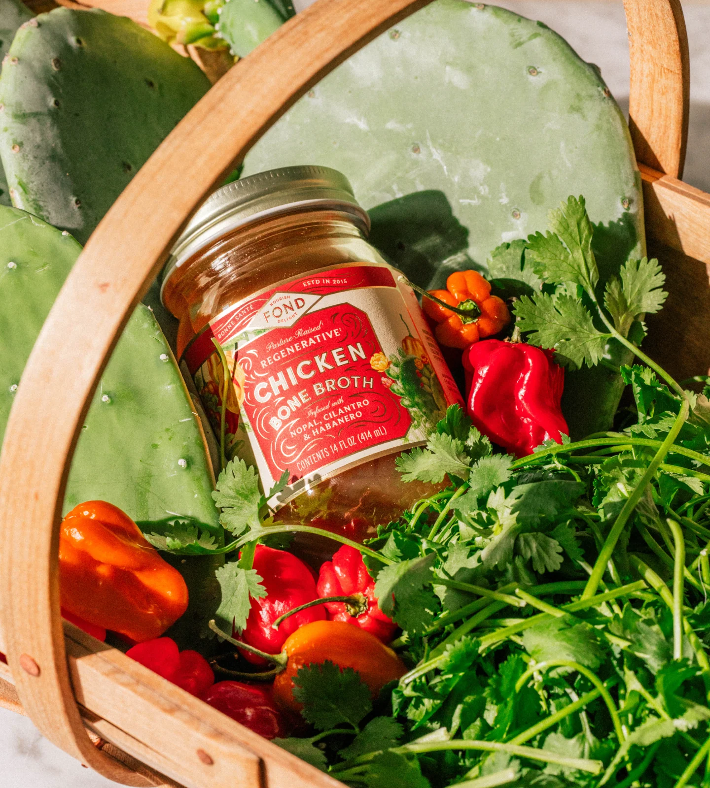 Chicken Bone Broth - Nopal & Cilantro - Image 4